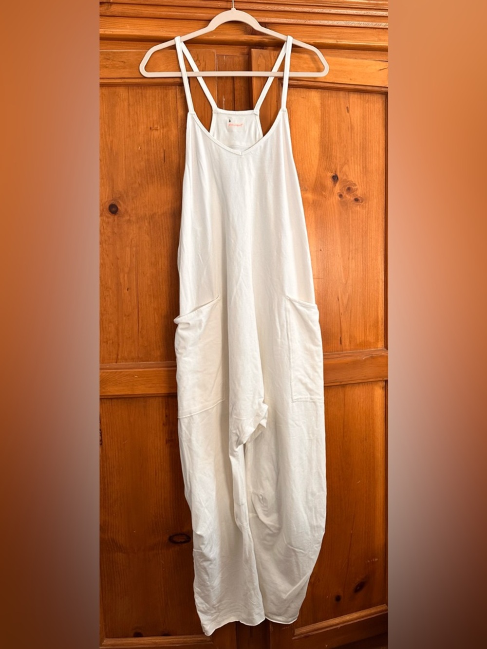 NWT! Free People FP Movement Hot Shot Onesie in Painted White - Picture 3 of 8